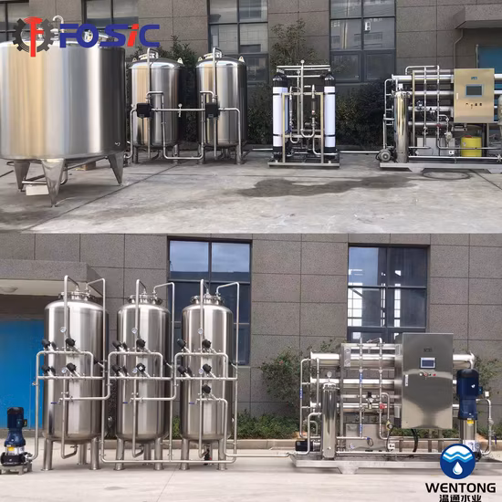 équipement industriel quotidien de l'eau pure chimique et cosmétique 15m3/H