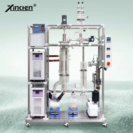 Prix ​​​​de l'évaporateur à court trajet sous vide chimique de laboratoire 5L 10L 20L Équipement de distillation à film essuyé Système clé en main Kit de distillation à court trajet