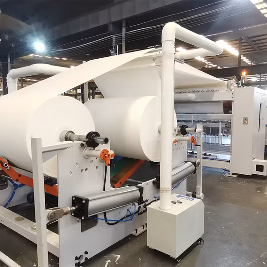Rouleau de papier toilette à contrôle facile Fabricant de machines à serviettes en papier Petite usine de papier Ligne de production de fabrication de mouchoirs en papier pliants en V Prix de la machine