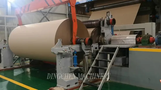 machine de fabrication de papier ondulé de papier d'emballage de recyclage de vieux papiers de 2500mm